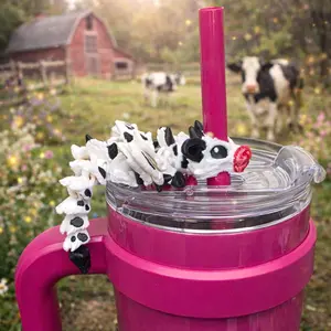 Dragon Straw Buddies Assorted 3D Printed Straw Buddy - Compatible with Most Straws - Cute Tumbler Accessories for Kids - Fun & Functional Drinkware