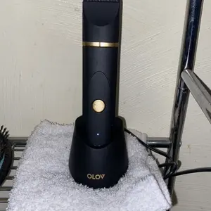 [FathersDayGift] OLOV Anti-Nick Body & Ball Trimmer - Safe Ceramic Blade Groomer for Men