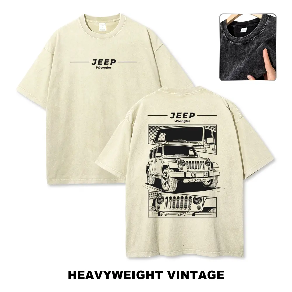 Off-Road Wrangler Style Car Vintage Tee 90s Graphic Tees Men's t Shirts Graphic Tee t Shirts Funny Graphic Tee Good Graphic Tees Men's Graphic Tees Streetwear Outfits Men Vacation Outfits Oversized Tshirt Men