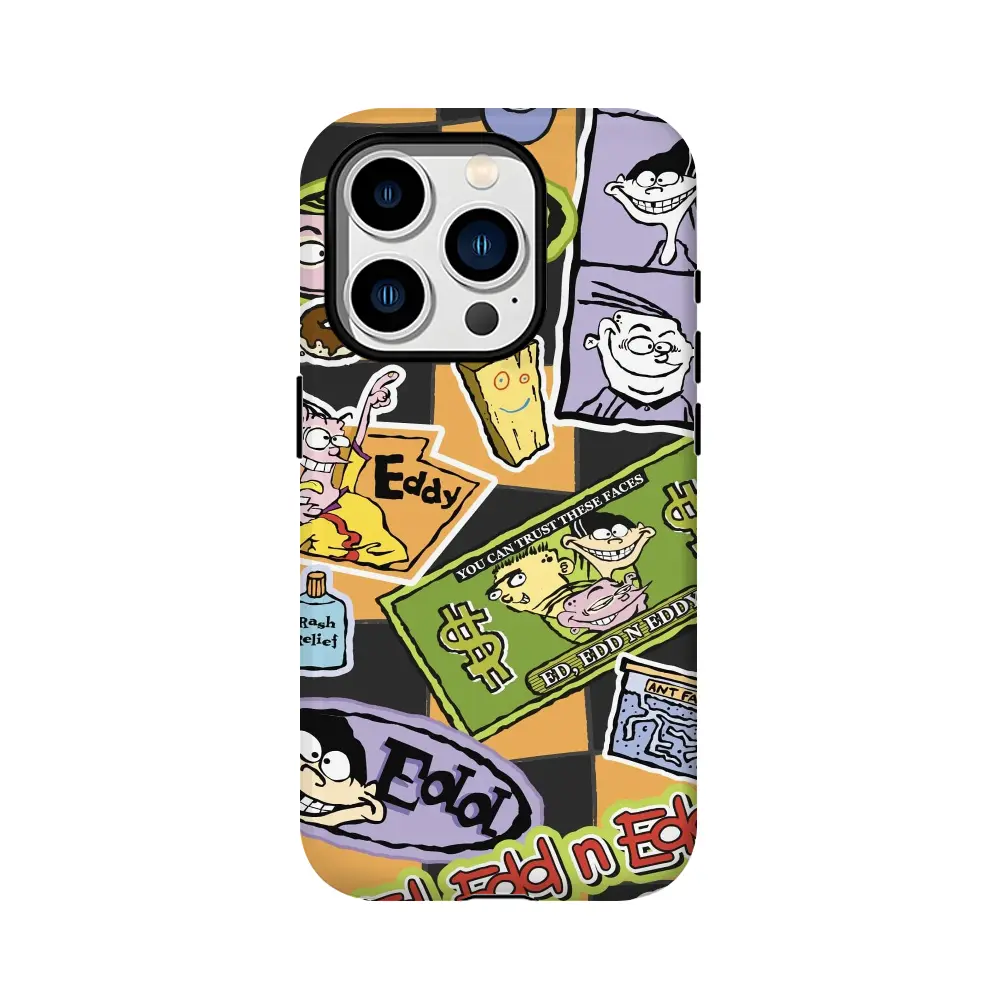 Ed Edd And Eddy Sticker Phone Case Phone Case Film Shell For IPhone 16 15 14 13 12 11 Pro Max Plus Protection Protector