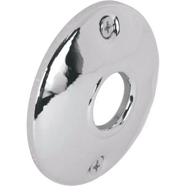 Prime-Line E 2439 Door Knob Rosettes, 2.25 in. (2-1/4 in. Outside Diameter), Chrome-Plated, for Commercial and Residential Indoor/Outdoor Doorknobs