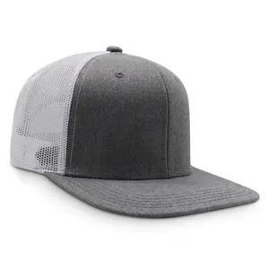 Men's Cotton Baseball Cap Mesh Snapback in Army Street Style with Polyester Breathable Mesh and Flat Bill for Outdoor Activities