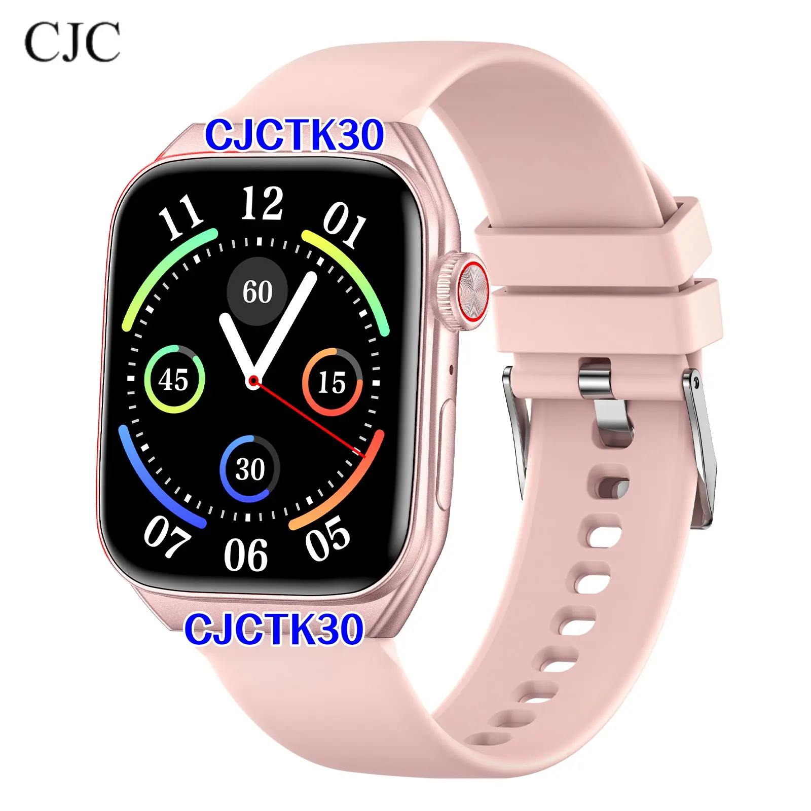 CJCMALL Unisex Biometric Smart Watch with 1.83-Inch HD Touch Screen, 230mAh Battery, IP68 Waterproof, Wireless Fast Charging, Metallic Bluetooth Audio, LED, Calorie Tracker, Fitness Monitor, Compatible with iPhone/Android (Smart & Wearable Devices)