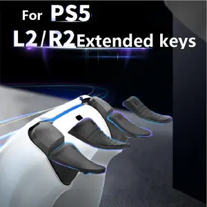 Trigger Extenders, L2 R2 Extended Keys, Non-slip Extension Keys, Gamepad Trigger Keys, Console Accessories, Game Peripherals for PS5