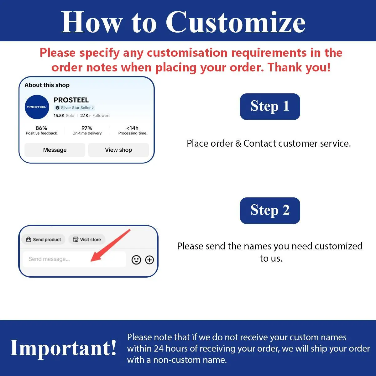 【Add note or leave message for names】PROSTEEL Personalized Stainless Steel Cuban Link Chain Necklace for Men Women, 5mm/7mm/9mm Width Engraving 1-6 Names Steel/ Golden/Black Christmas New Year Customized Gift 【Add note or leave message for names】PROSTEEL Personalized Stainless Steel Cuban Link Chain Necklace for Men Women, 5mm/7mm/9mm Width Engraving 1-6 Names Steel/ Golden/Black Christmas New Year Customized Gift