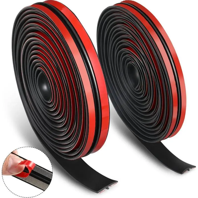 YXCY 20 Feet Car Windshield Rubber Seal Strip Weather Stripping Trim 14mm 19mm Waterproof Soundproof Windshield Weather T Shape Sealing for Car Front Rear, Doors Windows