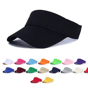 Solid Color Visor Hat Unisex Sun Hat Sun Protection Baseball Cap Summer Running Sports Visor Hat