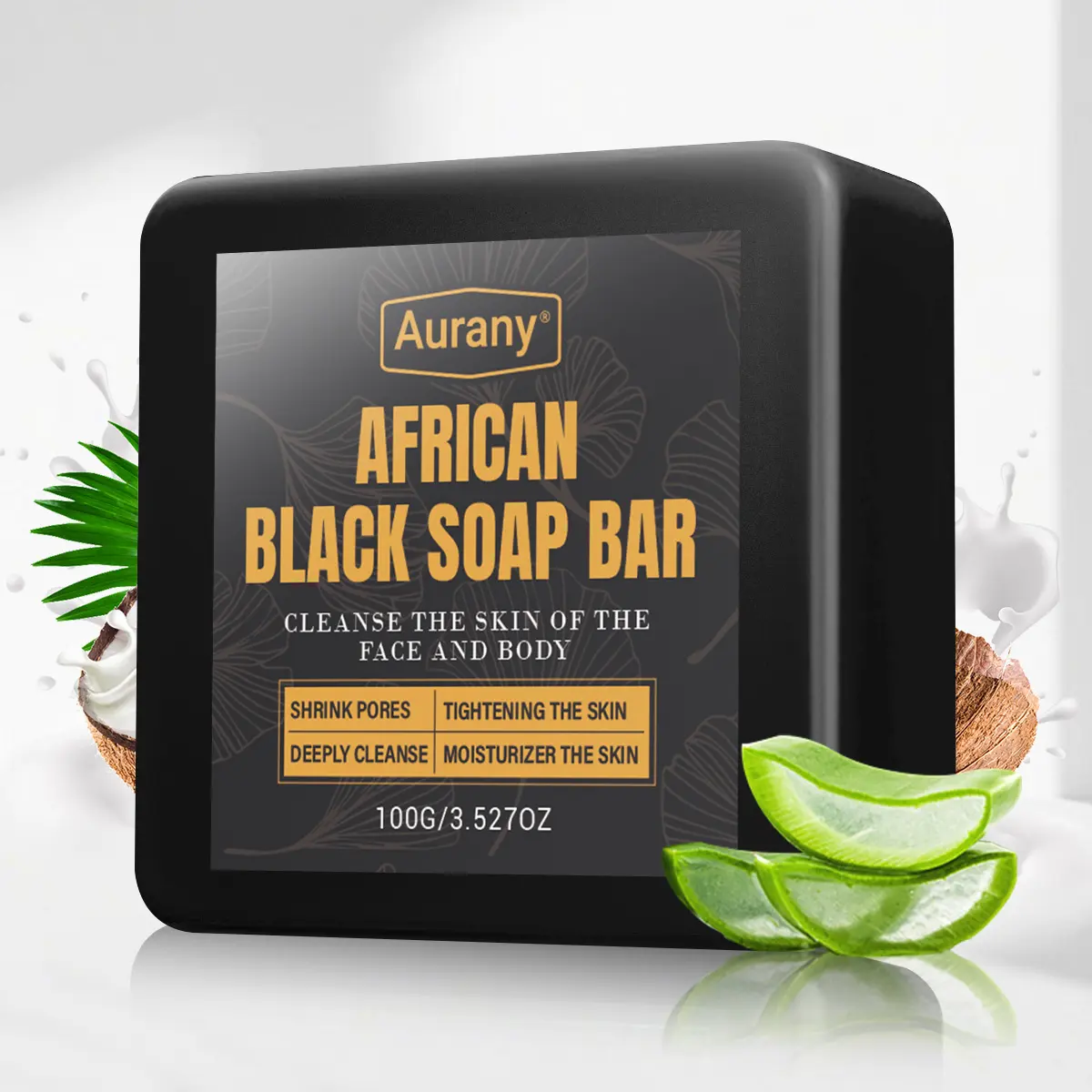 African Black Soap 100g: For Face, Hair & Body Care. Moisturizing & Hydrating Skin - Controls Oil, Physically Exfoliates & Provides Hydration. Leaves a Fresh Feel. Alcohol-Free, For All Skin Types. A Thoughtful Unisex Holiday Gift