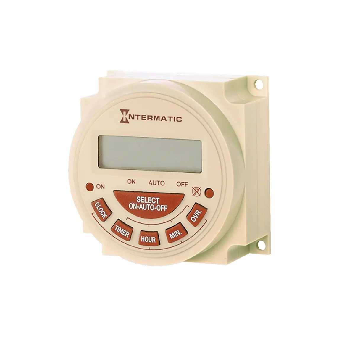 Intermatic PB314E Compact 120V AC 24-Hour Digital Electric Timer Mechanism with Batteries, Surge & Humidity Resistance, Wide Temperature Extremes for Kitchen Equipment & Utensils