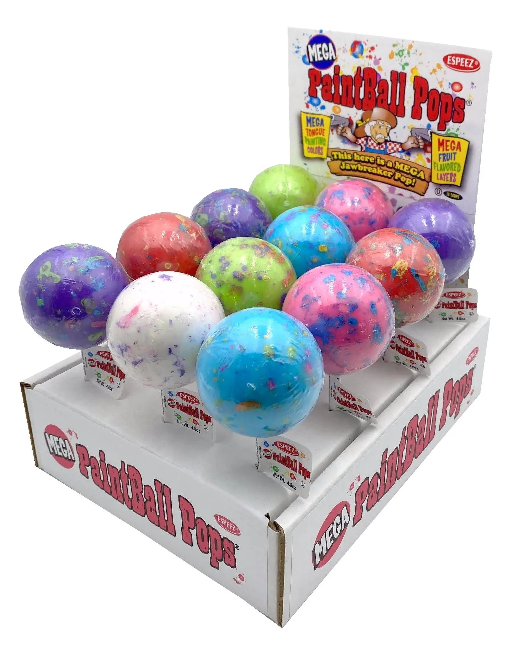 Mega Paintball Classic Giant Jawbreaker Candy Mega Paintball Classic Giant Jawbreaker Candy
