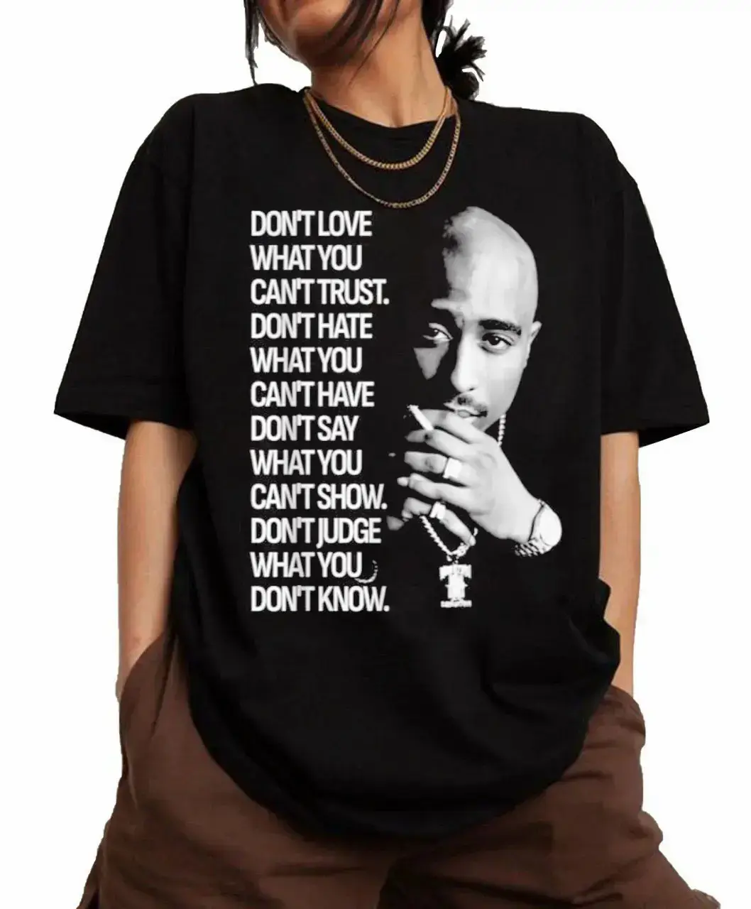 Youth and Adult 2Pac Prayer Graphic T-Shirt, Vintage 90s Hip Hop Tee, Tupac Shakur Retro Rap Legend Shirt, Fitted Round Neck Top, Casual Streetwear Fan Gift