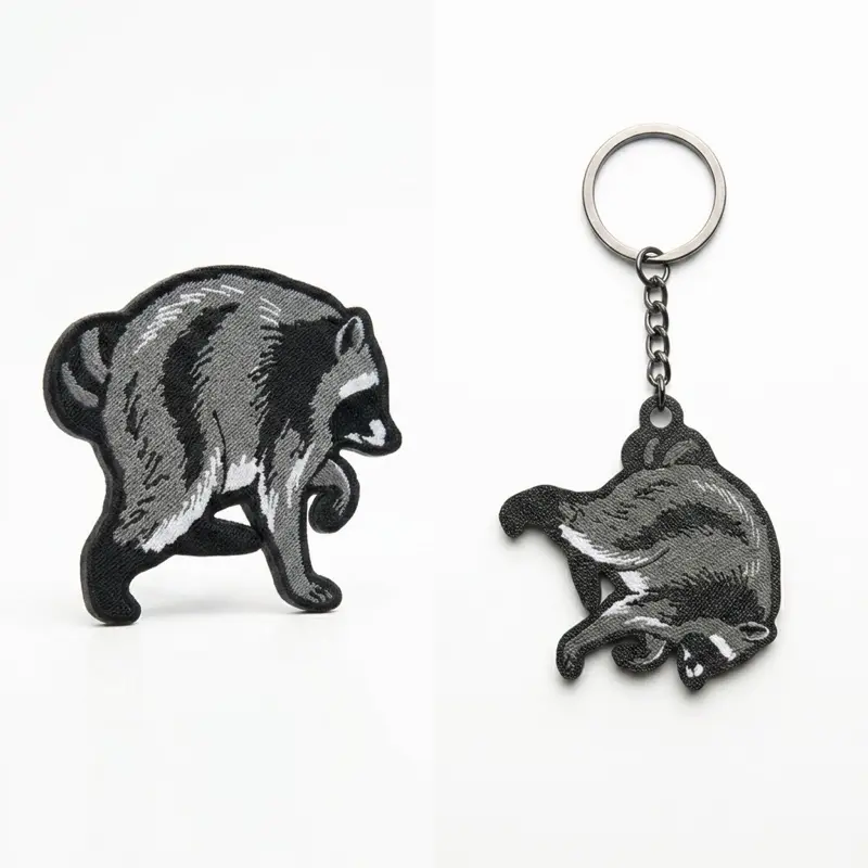 Jimothy The Racoon 3D Printed Magnet/Keychain