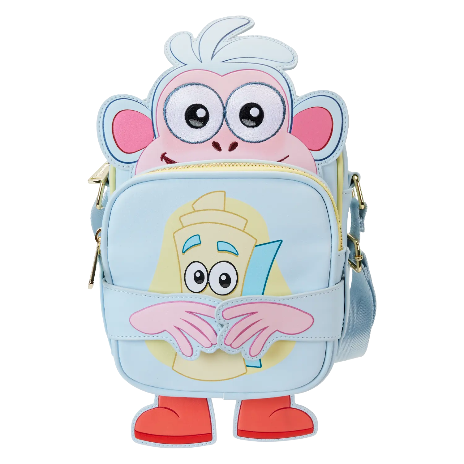 Loungefly Nickelodeon Dora the Explorer Boots Crossbuddies Bag