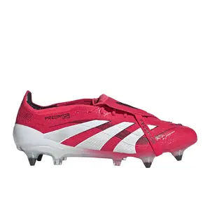 adidas Mens Predator Elite Fold-Over Tongue  Soccer Cleats  - Red