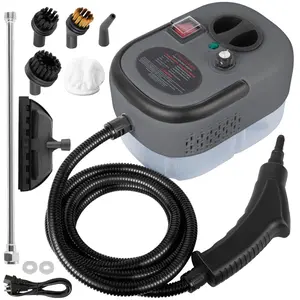 2500W High-Temperature Handheld Steam Cleaner, 40.58oz - Versatile with Window Scraper & 3 Brush Heads, Adjustable Steam Knob for Efficient Home Cleaning - Ideal for Kitchens, Bathrooms, Glass & More, Steam Cleaner for Car