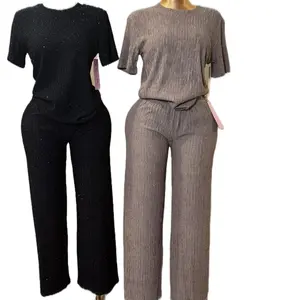 Patty Rhinstone Set - (CON PIEDRITAS) Top and Pants Ensemble with Rhinestone Detailing