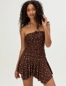 RSQ Womens Floral Tube Dress