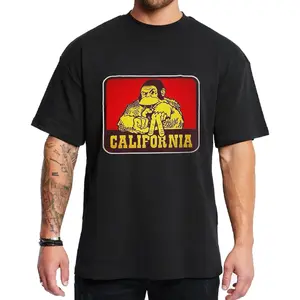 California CA WestCoast Monkey West Side Chicano Clothes Chicana Cholo Lowrider Style Unisex Hoodie Medium Heavy Sweatshirt for Men & Women Streetwear - Menswear, Fabric