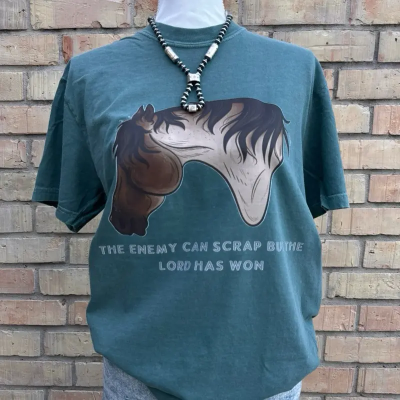 Lord has won horse Top comfort colors Lord has won horse Top comfort colors