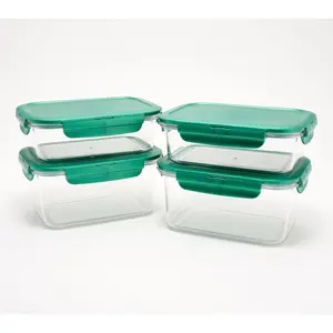 LocknLock 4-Piece Tritan Rectangle Storage Containers