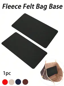 Camel Color Wool Felt Bag Bottom Pad, Rectangular Cushion Size 12.59x5.7 Inches, Suitable for Handbags, Leather Bags, Backpacks, Makeup Bags