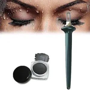Waterproof Eyeliner Applicator Kit – Reusable Silicone Guide with Eyeliner Cream, Easy for Beginners, Effortless Winged Look