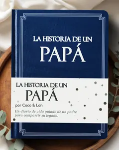 Diario Guiado Personalizado Papa, comparte tu historia conmigo (Tapa Dura)