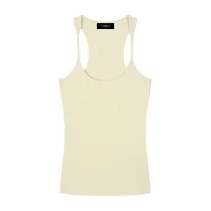 Stone Code Ribbed Racerback Tank Top