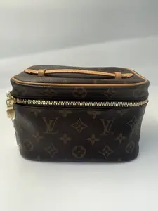 Pre-owned Louis Vuitton canvas top handle bag VANITY Nice mini 【bf 123z】XP02012