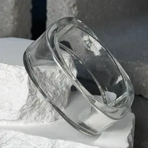 All For You Clear Bangle 8"