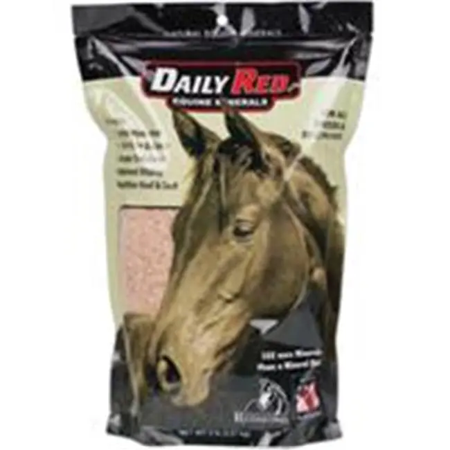 REDMOND MINERALS INC. 330608 5 lbs Unrefined Granular Redmond Salt Horse Health Supplement - Shiny Coat, Hydration Boost, Electrolyte Balance for All Breeds Small Animal Pet Supply (10 Times More Minerals)