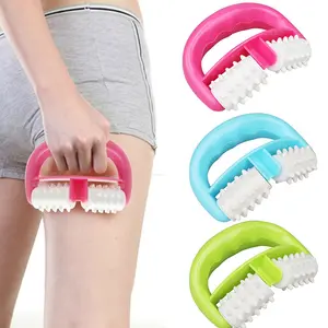 1 pc Handheld Beauty Massager Fat Removal Skin Tightening Body Mini Roller Massager Chest Back Lumbar Massager Shaping Slimming Legs Body Care Tool