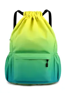 Waterproof Drawstring Backpack, Large Capacity Shoulder Bag, Outdoor Travel Pack, Adjustable Straps, Durable Material, Travel Backpacks, Travel Essentials Backpacks
