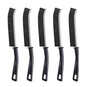 5 PCs Hard Bristle Crevice Cleaning Brush,Small Cleaning Brushes, Grout Cleaner Brush,Toilet Brsh, Scrub Brush for Shower Tile, SkinnyGap Cleaning Tools for Household UseBathroom,Kitchen Home Hardware