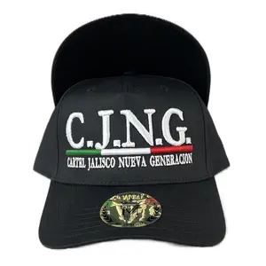 Cuatro Iniciales  5 Panel SnapBack W/ Black Curved UnderVisor