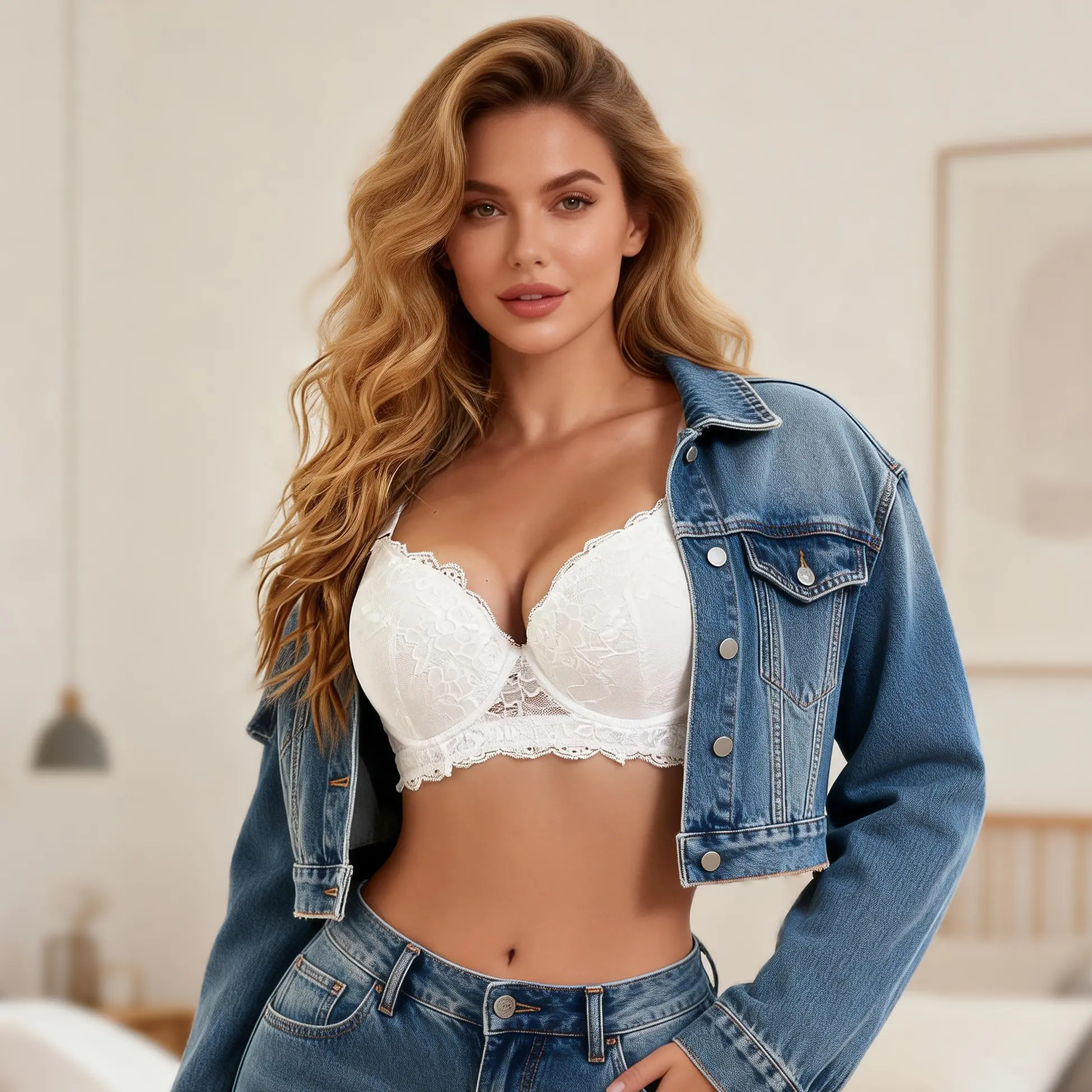 Women's Floral Lace Bra Soft Lightly Underwire Bras Plus Size Full Coverage Comfort Everyday Womenswear T-Shirt Bra Classic Bra for Women Comfort 3/4 Cup 36B-44DD
