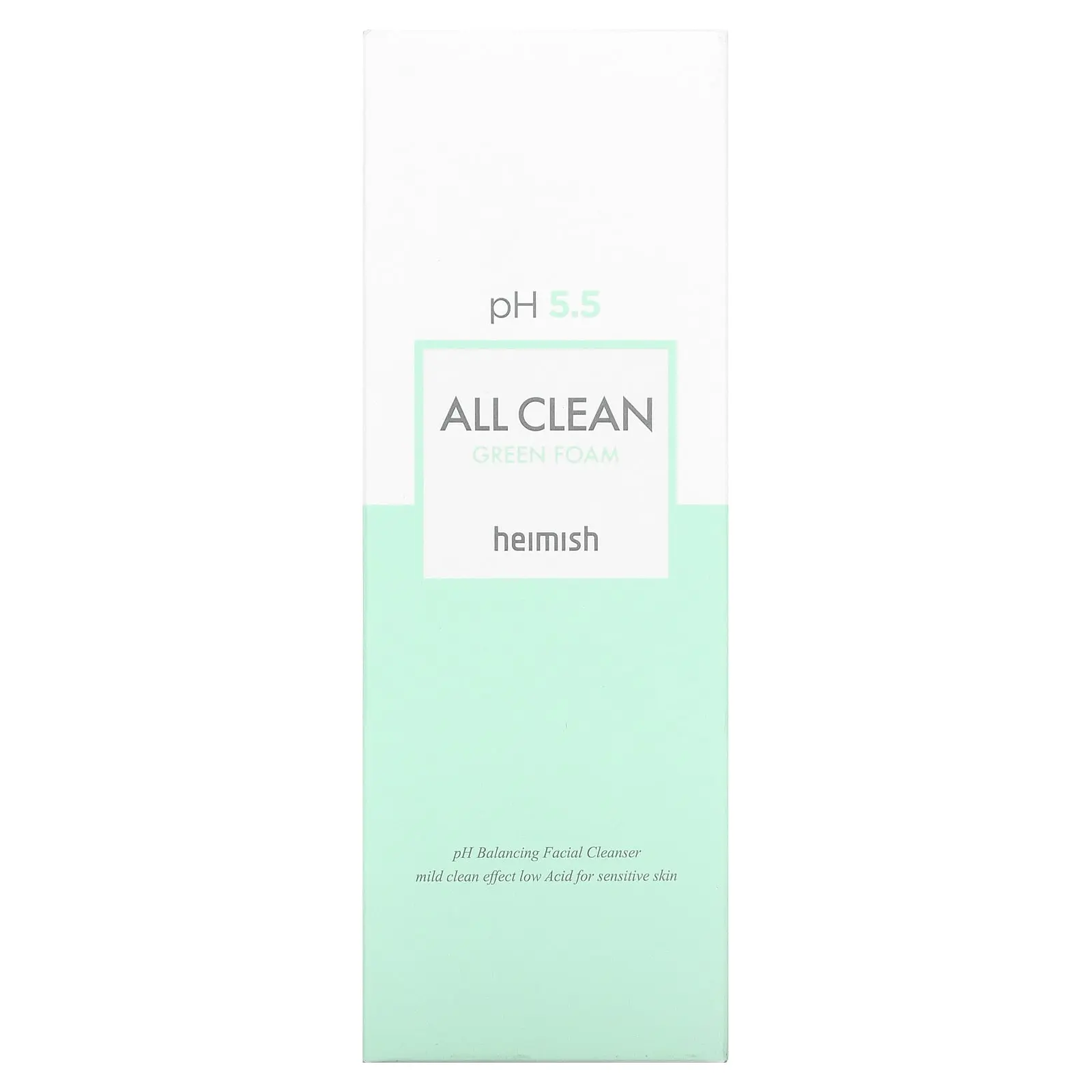 Heimish All Clean Green Foam Facial Cleanser, 5.29 oz (150 g)
