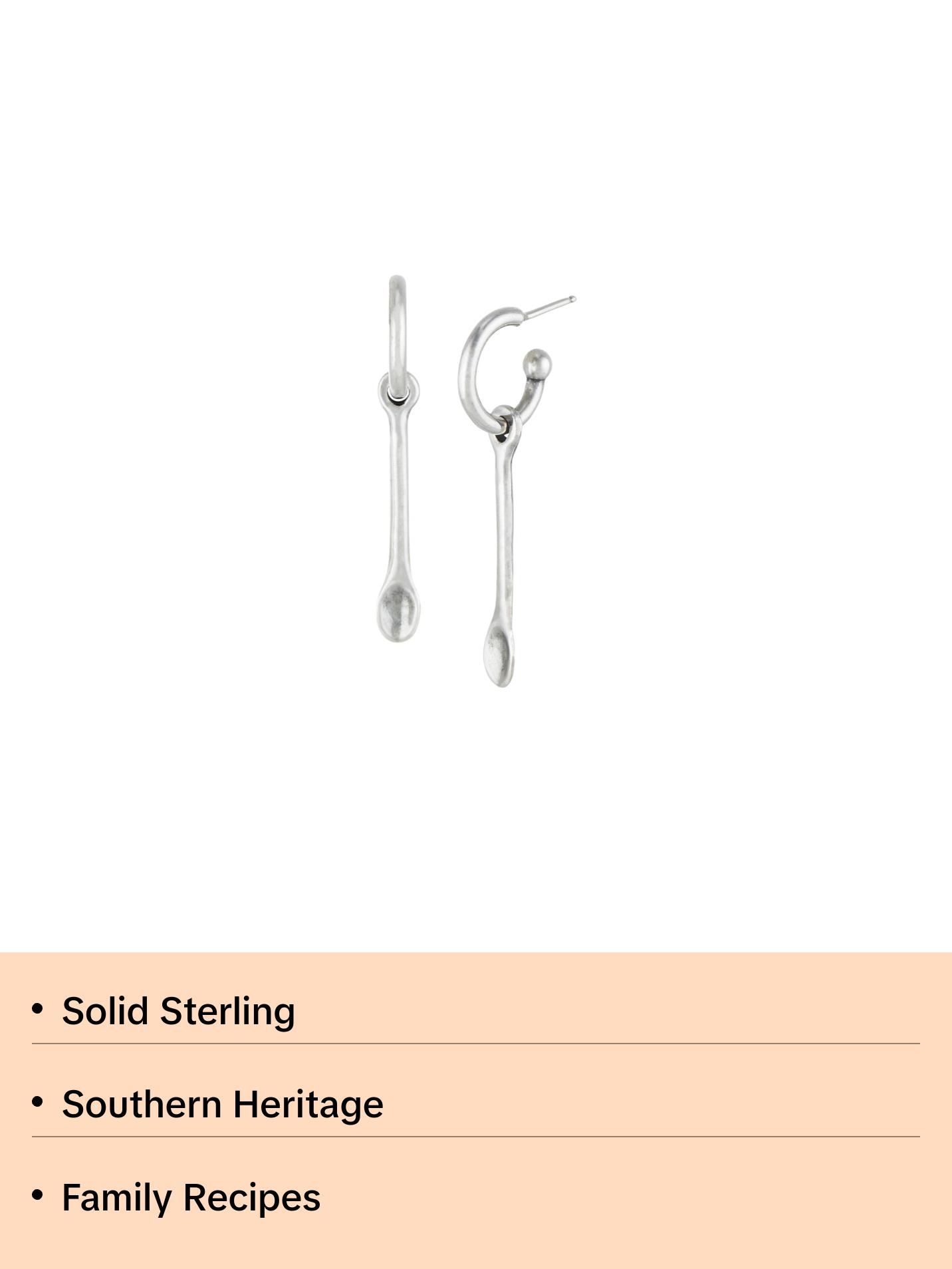 "Keep Stirring" Spoon Hoop Earrings