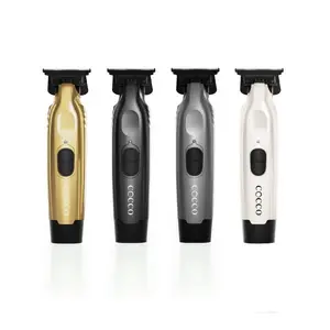 COCCO Veloce Pro Trimmer (Gold, Black, White, Grey), Digital Gap Ambassador DLC Blade Edger, High-Torque Brushless BLDC Motor, Cordless, All-Metal Design, Lithium-Ion Battery, Charging Base Included
