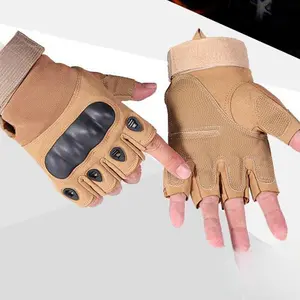 Half-Finger Gloves for Men, Outdoor Military Sports Gloves for Shooting and Hunting, Ideal for Motorcycle and Bicycle Use