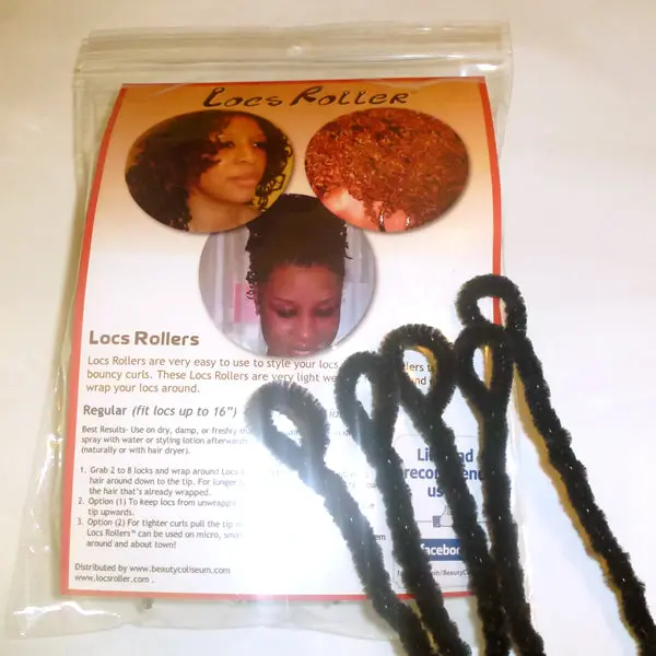 Loc Rollers to curl Sisterlocks, Microlocs, and Dreadlocks