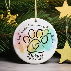 Pet Memorial Gift, Memorial Ornament, Custom Ornament, Pet Memorial, Christmas Ornaments, Custom Pet Ornament