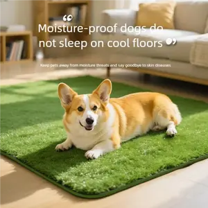 Simulation Lawn Mat for Pet, Green Artificial Turf, Dog Urinating Mat, Portable Waterproof Terrace, Indoor and Outdoor General