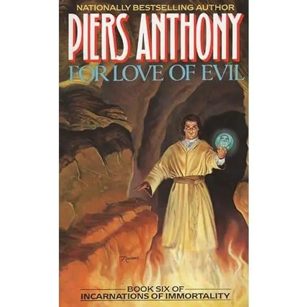 USED-For Love of Evil by Piers Anthony (Hardcover)