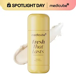 [NEW] [medicube] Deodorant Vanilla & Pistachio Fresh That Lasts | 24 Hour Odor Control, No Aluminum, Baking Soda, Parabens, Phthalates, Ethanol | Brightening & Smoothing for Dark Underarms with Kojic Acid & Turmeric | Korean Skincare, K-Beauty