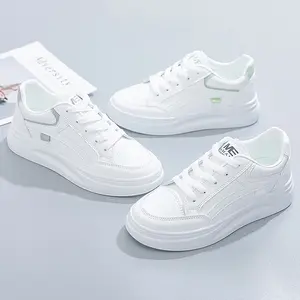 CLOUD - LIKE PLATFORMS! All - White Women’s Sneakers