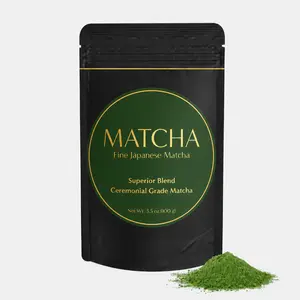 Organic Ceremonial First Spring Blend – First Harvest Ceremonial Grade Matcha Green Tea Powder , Rich Flavo, Crafted For Matcha Straight Tea (100g / 3.5oz)