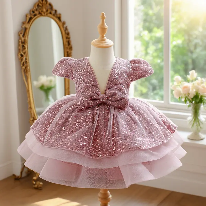 open lace back dress Duchess Princess Gown for Women main image 1