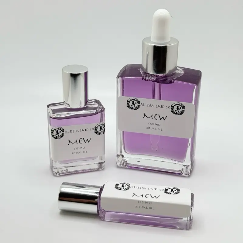 MEW Alissia Said So Ritual Oil Magic Scented Perfume for Home Rituals with Juicy Pomegranate Dark Cherry & Spiced Wine Fragrance