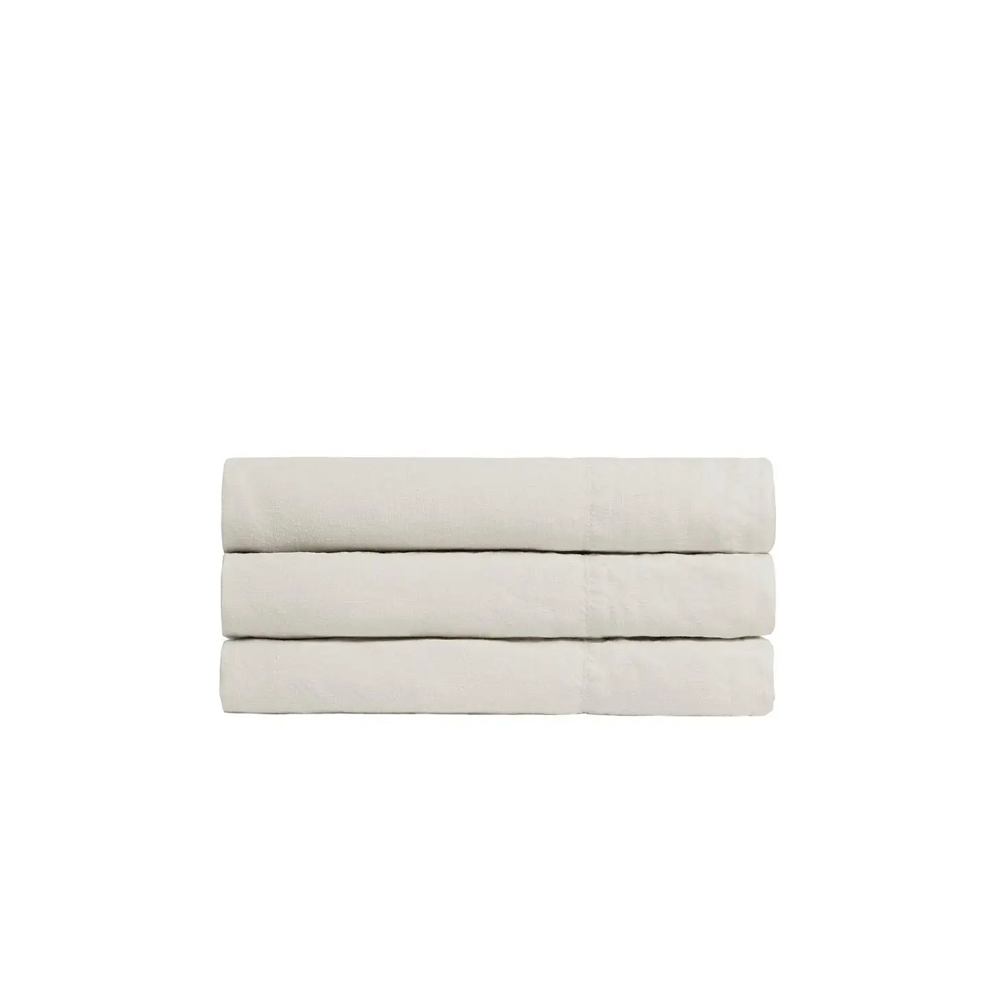 Premium European Flax Linen Fitted Sheet Set - Garment Washed, Continuous Elastic, Durable, Soft Bedding for Full/King/Std Sizes, Linen Sheets (King Option Available)